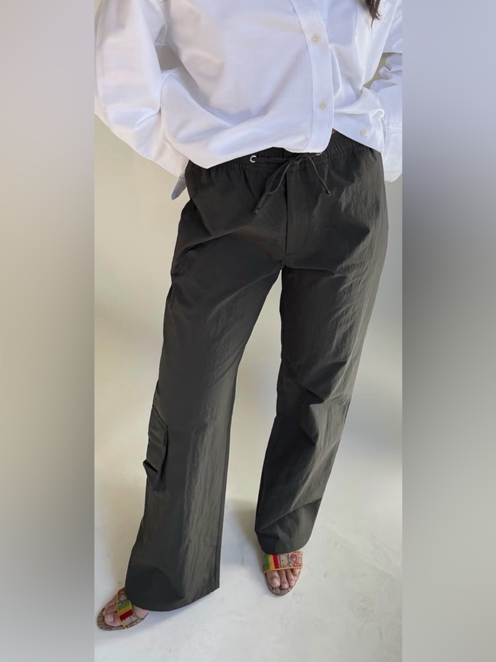 New Djerf Avenue Sporty Pants Green
